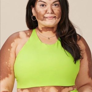 Girlfriend Collective NWT Topanga Bra Lime